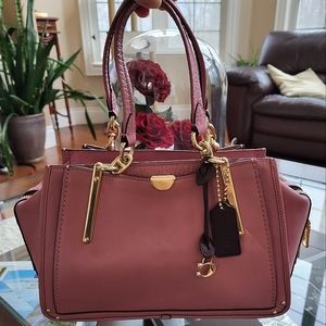 Coach Dreamer handbag in dust pink